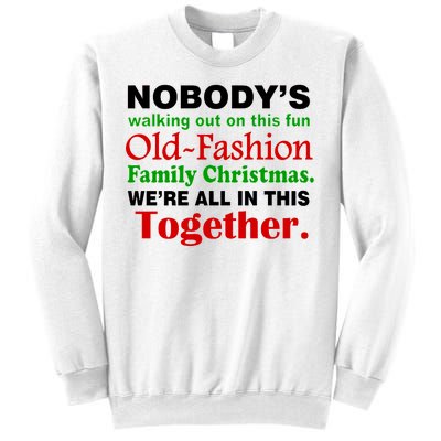 Fun Old Fashion Family Christmas Sweatshirt