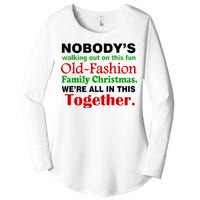 Fun Old Fashion Family Christmas Women's Perfect Tri Tunic Long Sleeve Shirt