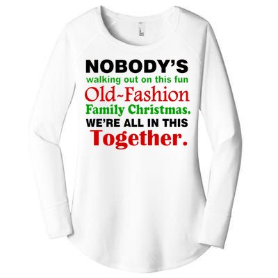 Fun Old Fashion Family Christmas Women's Perfect Tri Tunic Long Sleeve Shirt