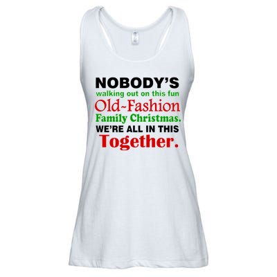 Fun Old Fashion Family Christmas Ladies Essential Flowy Tank