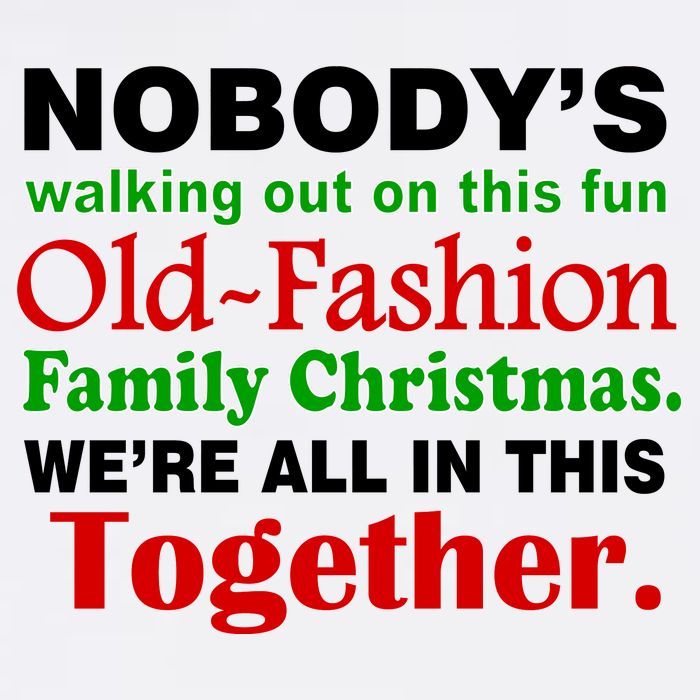 Fun Old Fashion Family Christmas Flatbill Hat
