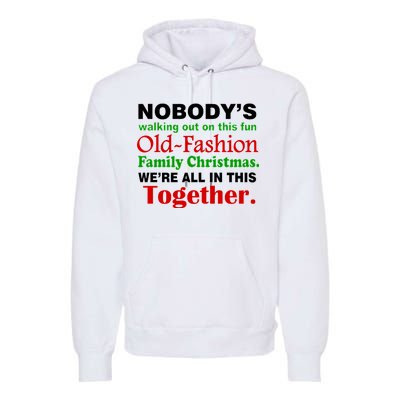 Fun Old Fashion Family Christmas Premium Hoodie