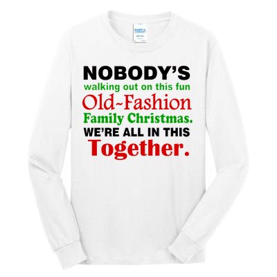 Fun Old Fashion Family Christmas Tall Long Sleeve T-Shirt