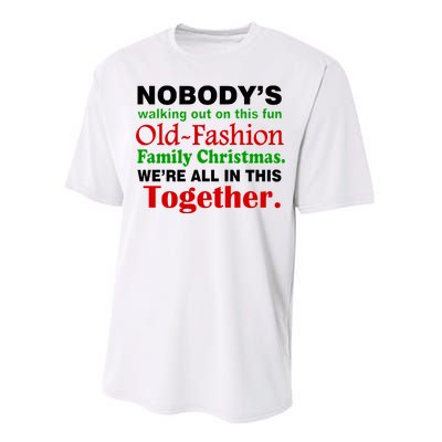 Fun Old Fashion Family Christmas Performance Sprint T-Shirt