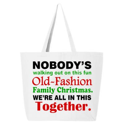 Fun Old Fashion Family Christmas 25L Jumbo Tote