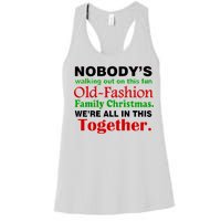 Fun Old Fashion Family Christmas Women's Racerback Tank