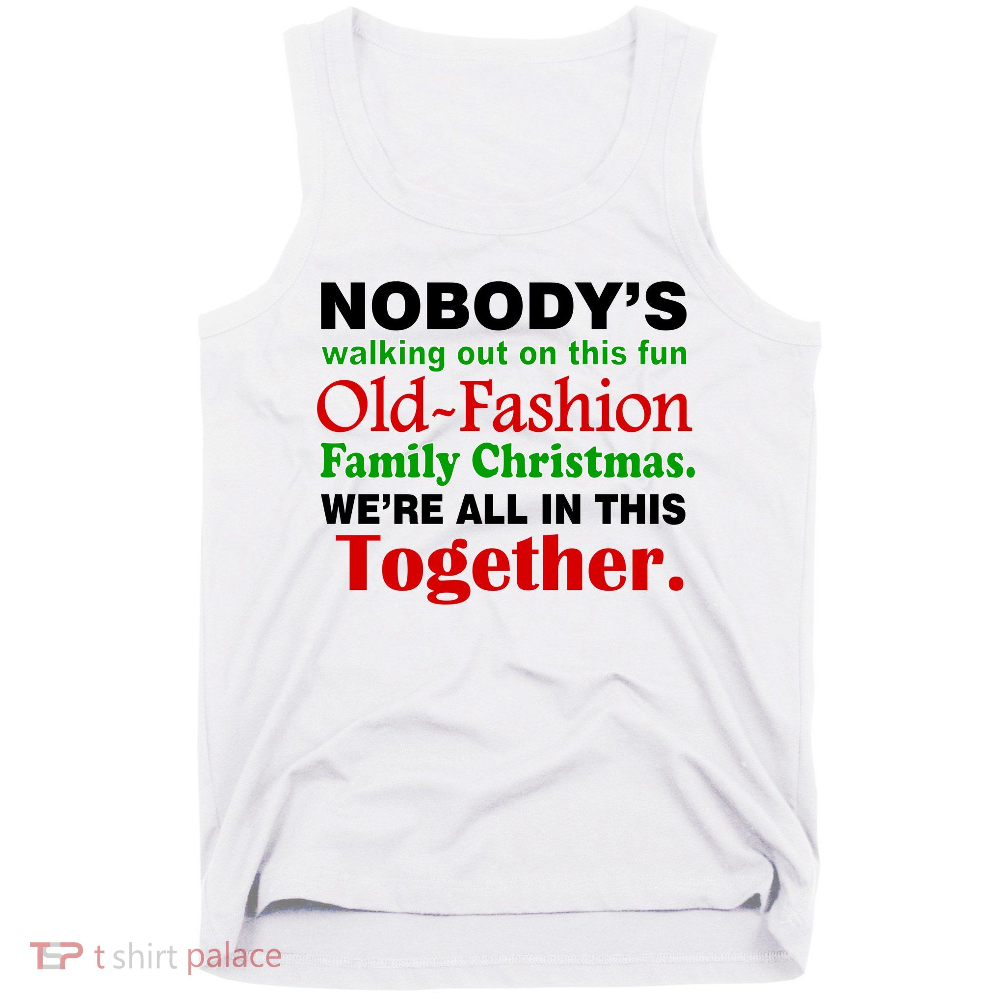 Fun Old Fashion Family Christmas Tank Top