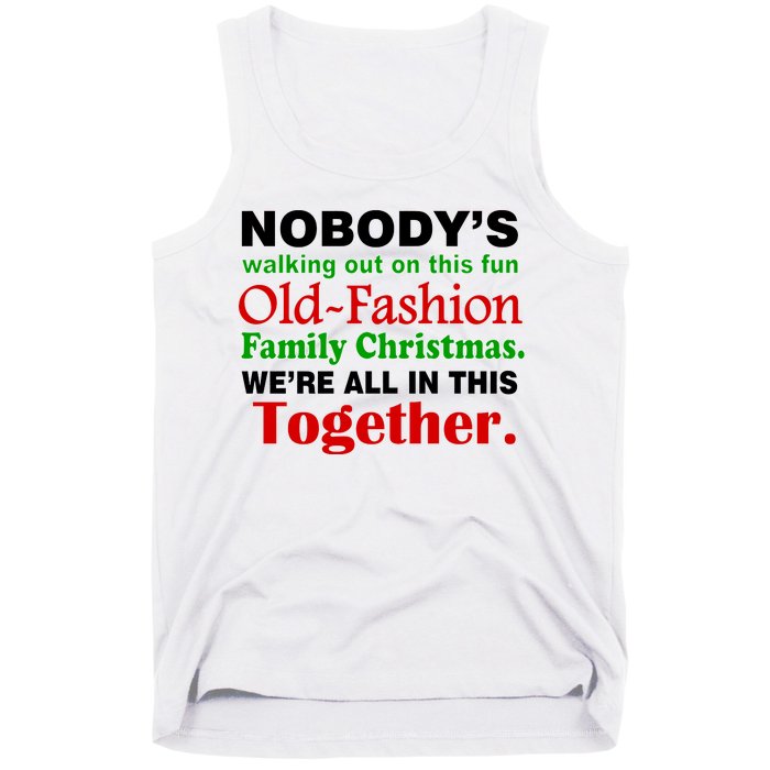 Fun Old Fashion Family Christmas Tank Top