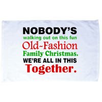 Fun Old Fashion Family Christmas Microfiber Hand Towel