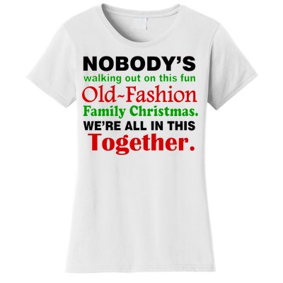 Fun Old Fashion Family Christmas Women's T-Shirt