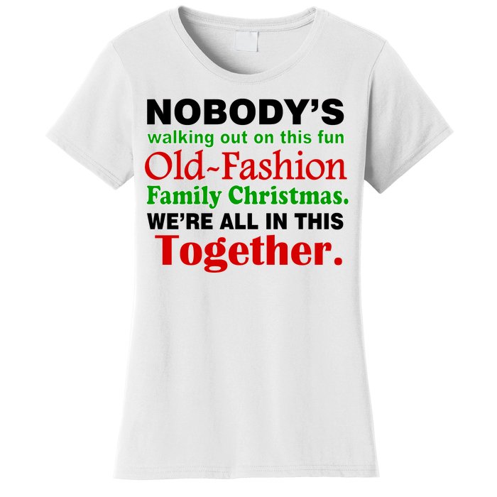 Fun Old Fashion Family Christmas Women's T-Shirt