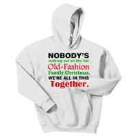 Fun Old Fashion Family Christmas Kids Hoodie