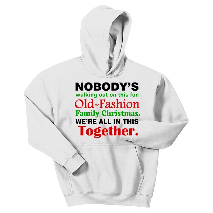 Fun Old Fashion Family Christmas Kids Hoodie