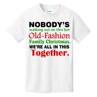 Fun Old Fashion Family Christmas Kids T-Shirt