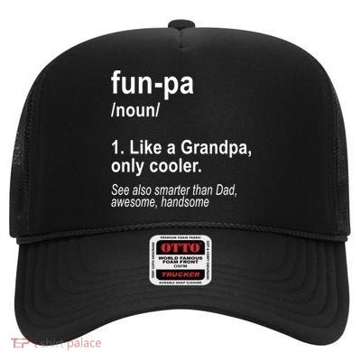 Fun-pa Fun Papa High Crown Mesh Back Trucker Hat