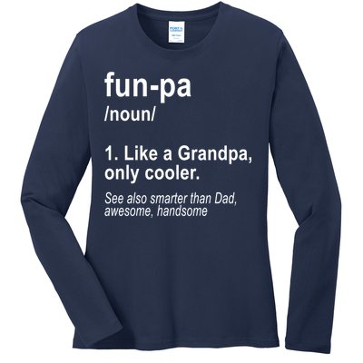 Fun-pa Fun Papa Ladies Long Sleeve Shirt