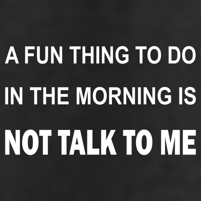 Fun Thing To Do In The Morning Is Not Talk To Me Sarcastic Garment-Dyed Heavyweight T-Shirt
