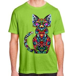 Fun Trippy Cat Adult ChromaSoft Performance T-Shirt