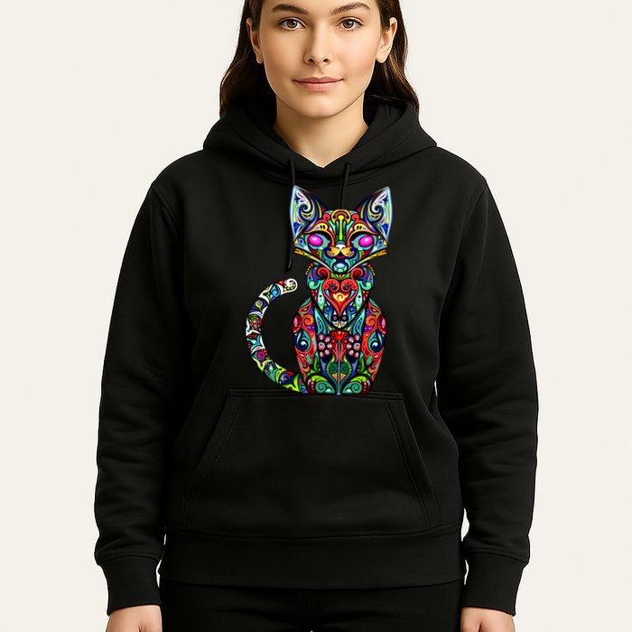 Fun Trippy Cat Hoodie