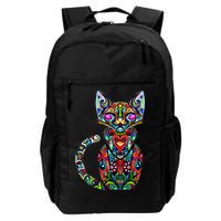 Fun Trippy Cat Daily Commute Backpack