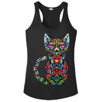 Fun Trippy Cat Ladies PosiCharge Competitor Racerback Tank