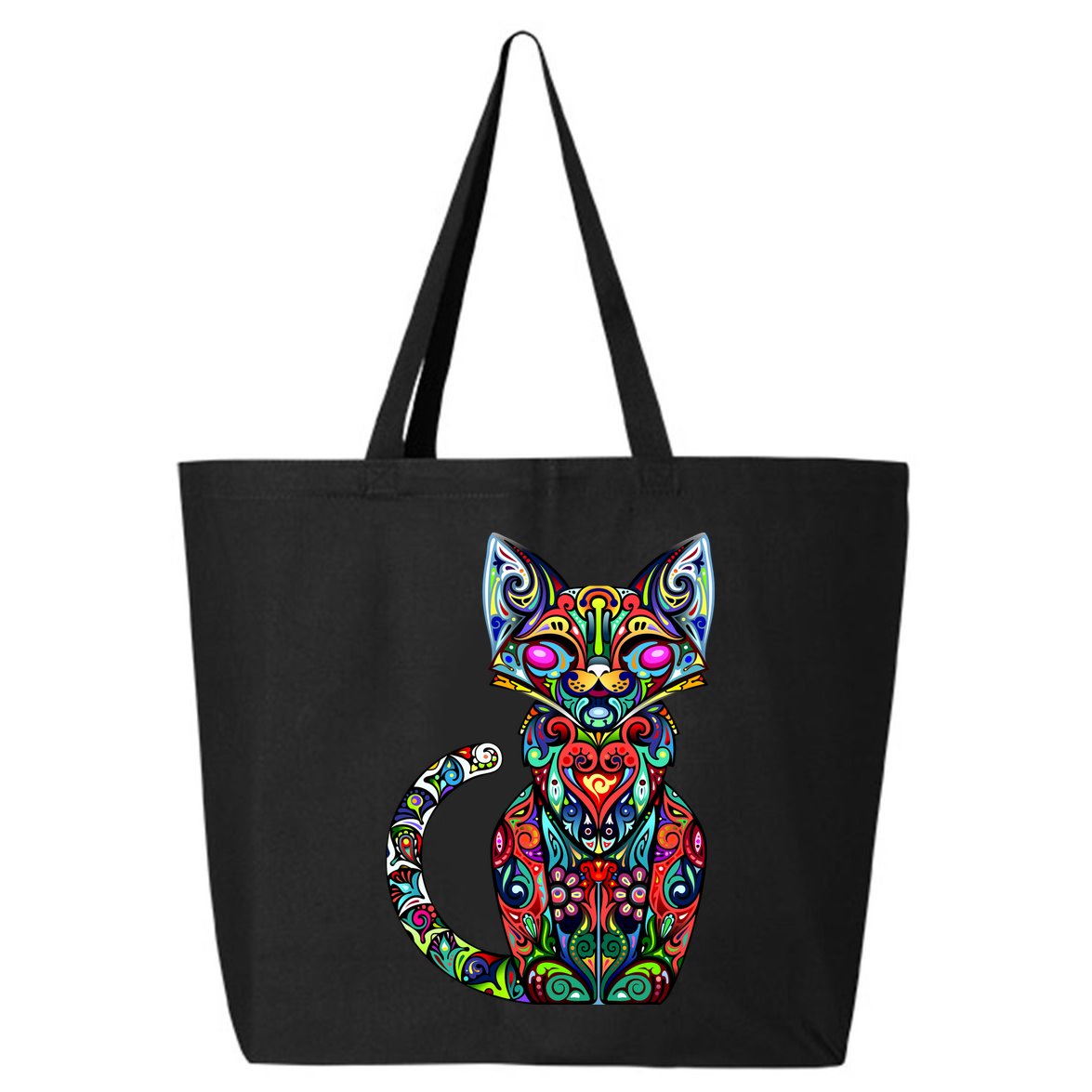 Fun Trippy Cat 25L Jumbo Tote