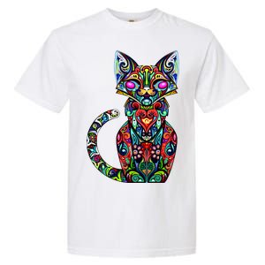 Fun Trippy Cat Garment-Dyed Heavyweight T-Shirt