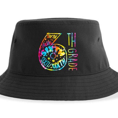 Fun Tye Dyed Sixth 6th Grade Sustainable Bucket Hat
