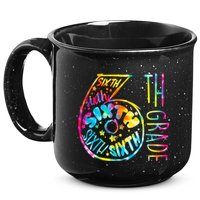 Fun Tye Dyed Sixth 6th Grade 15oz Campfire Ceramic Mug