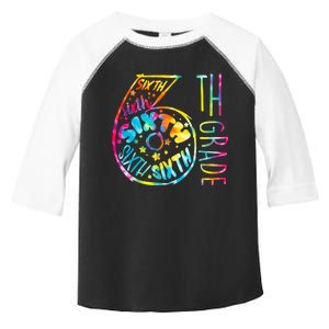 Fun Tye Dyed Sixth 6th Grade Toddler Fine Jersey T-Shirt