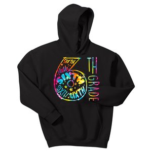 Fun Tye Dyed Sixth 6th Grade Kids Hoodie