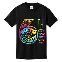Fun Tye Dyed Sixth 6th Grade Kids T-Shirt