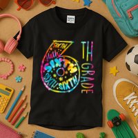 Fun Tye Dyed Sixth 6th Grade Kids T-Shirt