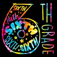 Fun Tye Dyed Sixth 6th Grade Kids T-Shirt