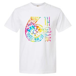 Fun Tye Dyed Sixth 6th Grade Garment-Dyed Heavyweight T-Shirt