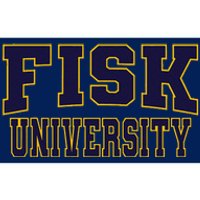 Fisk University Nvy01 Bumper Sticker