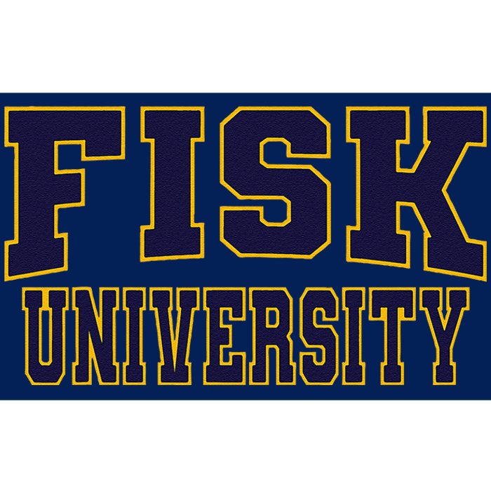 Fisk University Nvy01 Bumper Sticker