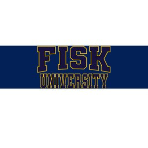 Fisk University Nvy01 Bumper Sticker