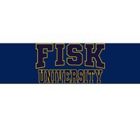 Fisk University Nvy01 Bumper Sticker