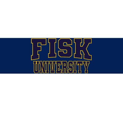 Fisk University Nvy01 Bumper Sticker