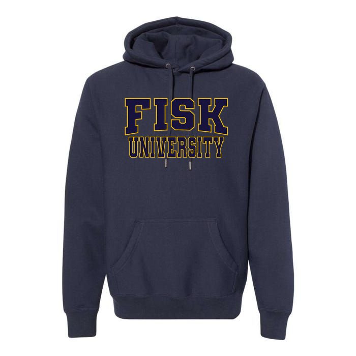 Fisk University Nvy01 Premium Hoodie