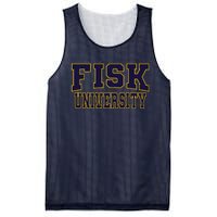 Fisk University Nvy01 Mesh Reversible Basketball Jersey Tank