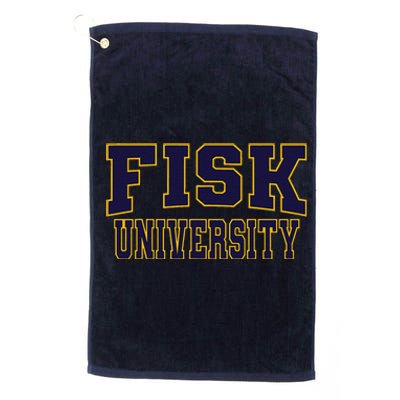 Fisk University Nvy01 Platinum Collection Golf Towel