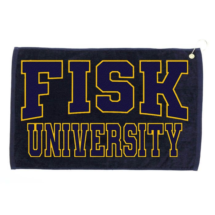 Fisk University Nvy01 Grommeted Golf Towel