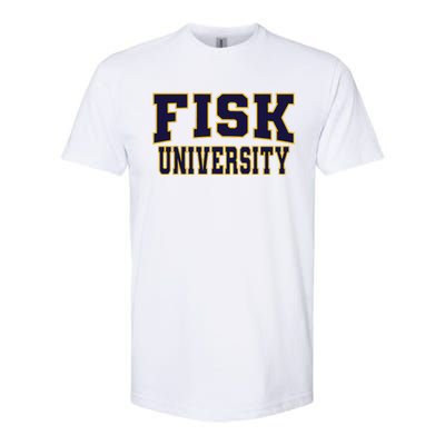 Fisk University Nvy01 Softstyle® CVC T-Shirt