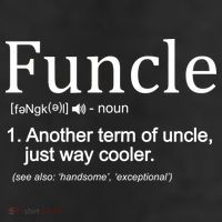 Funcle Definition Another Term For Uncle Just Way Cooler 7 Panel Mesh Trucker Snapback Hat