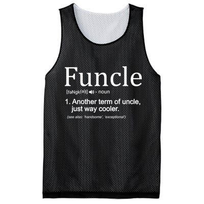 Funcle Definition Another Term For Uncle Just Way Cooler Mesh Reversible Basketball Jersey Tank