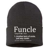 Funcle Definition Another Term For Uncle Just Way Cooler Sustainable Knit Beanie