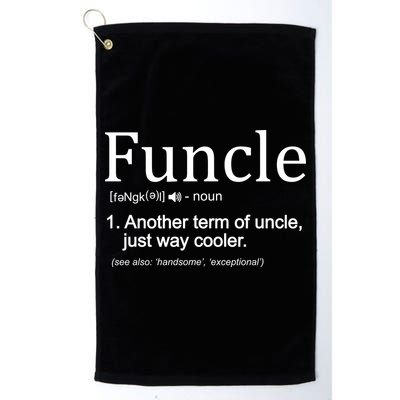 Funcle Definition Another Term For Uncle Just Way Cooler Golf Towel