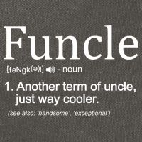 Funcle Definition Another Term For Uncle Just Way Cooler Cotton Canvas Backpack